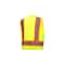 Pyramex Safety Vest, Hi-Vis, Lime, 5XL RVZ2410X5 - alternate 3